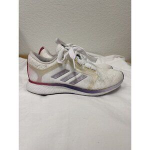 adidas Womens Shoes Size 6 Edge Lux 4 White Purple FX8270 Play EUC UK 4 1/2